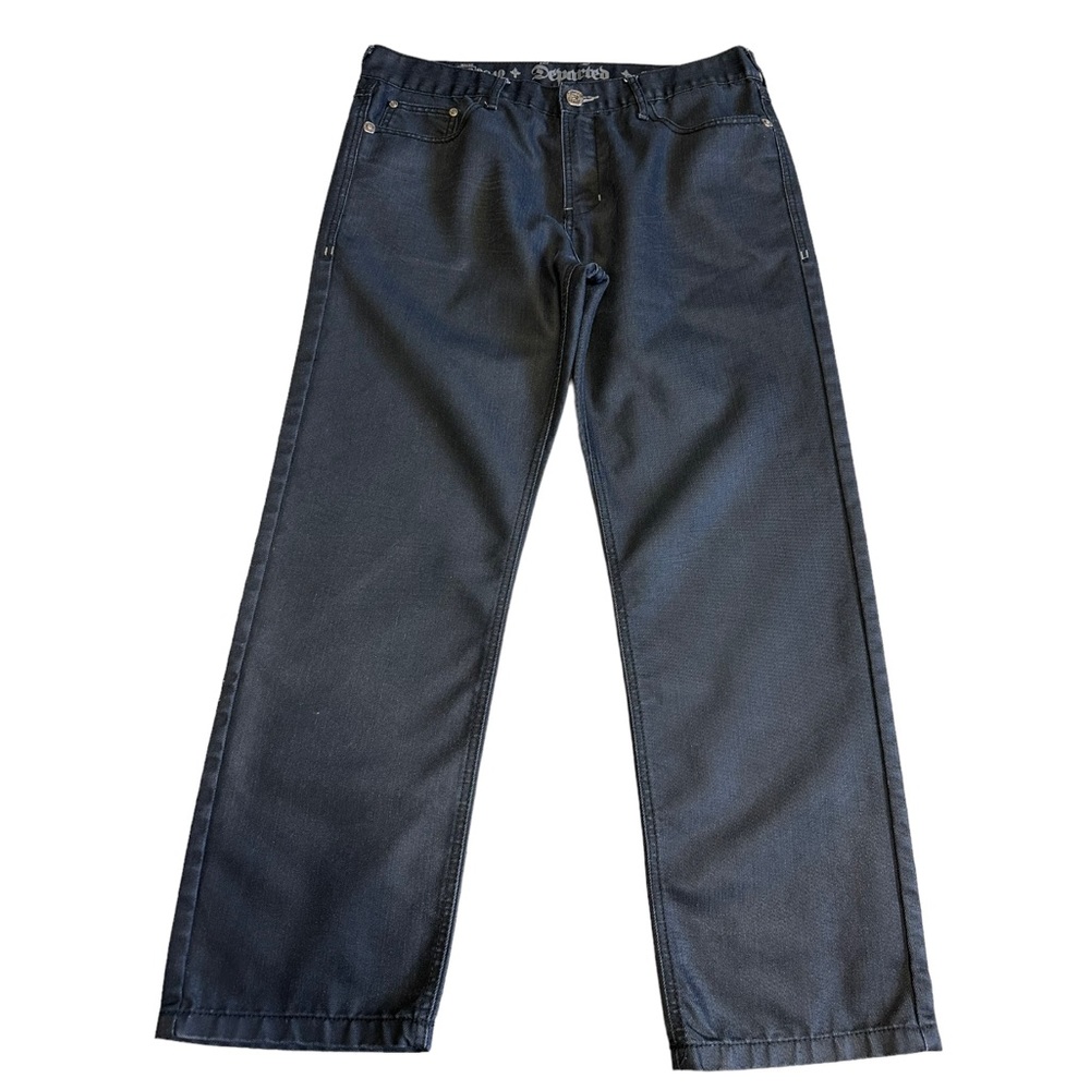 Departed Dark Wash Slim Straight Kona Jeans Size 36x30